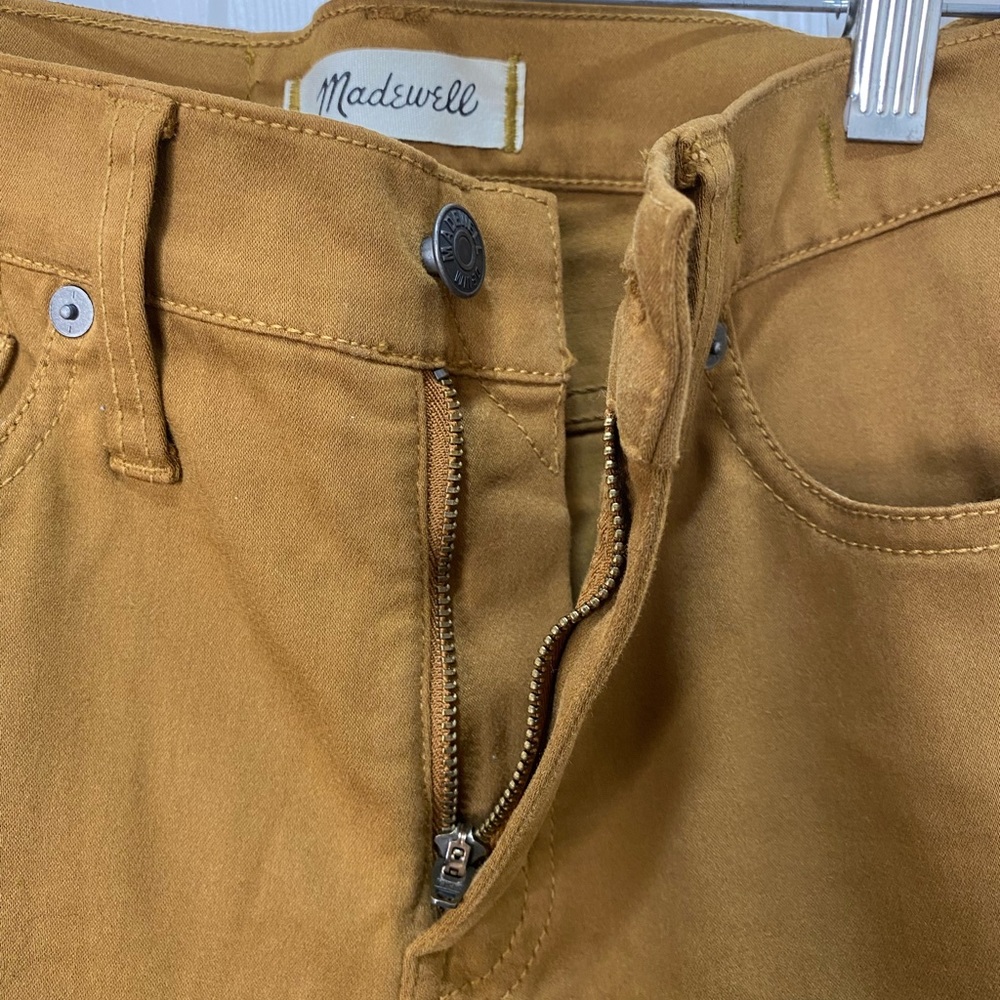 Madewell Tan 9” High Rise Skinny Pants - Picture 5 of 12